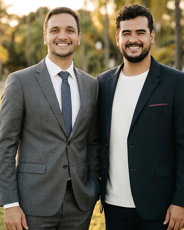 João Vitor Gomes e Carlos Vinícius Ferreira, engenheiros e sócios-fundadores da Si.Go